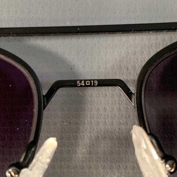 JOHN VARVATOS Black Gunmetal Metal Navigator Sunglasses - Picture 8 of 9